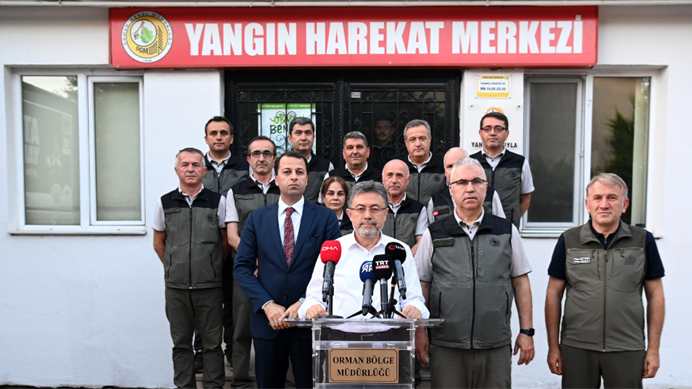 Bakan Yumaklı'dan Orman Yangınlarına İlişkin Açıklama