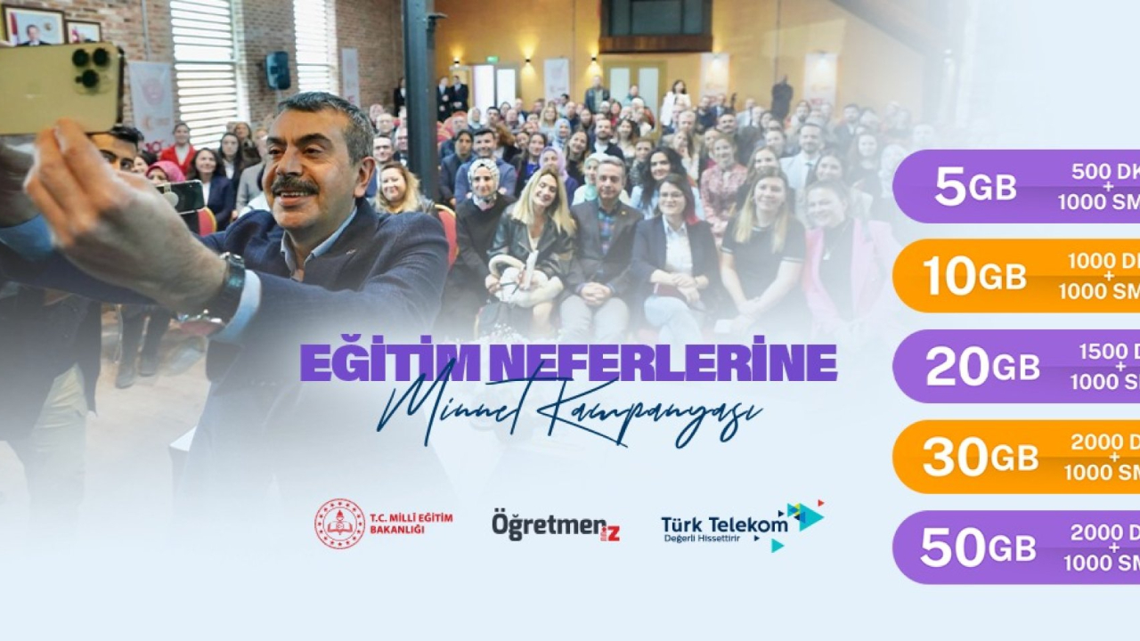 Milli Eğitim Bakanlığı ve TÜRK TELEKOM İş Birliğiyle Öğretmenlere Özel İletişim Avantajları