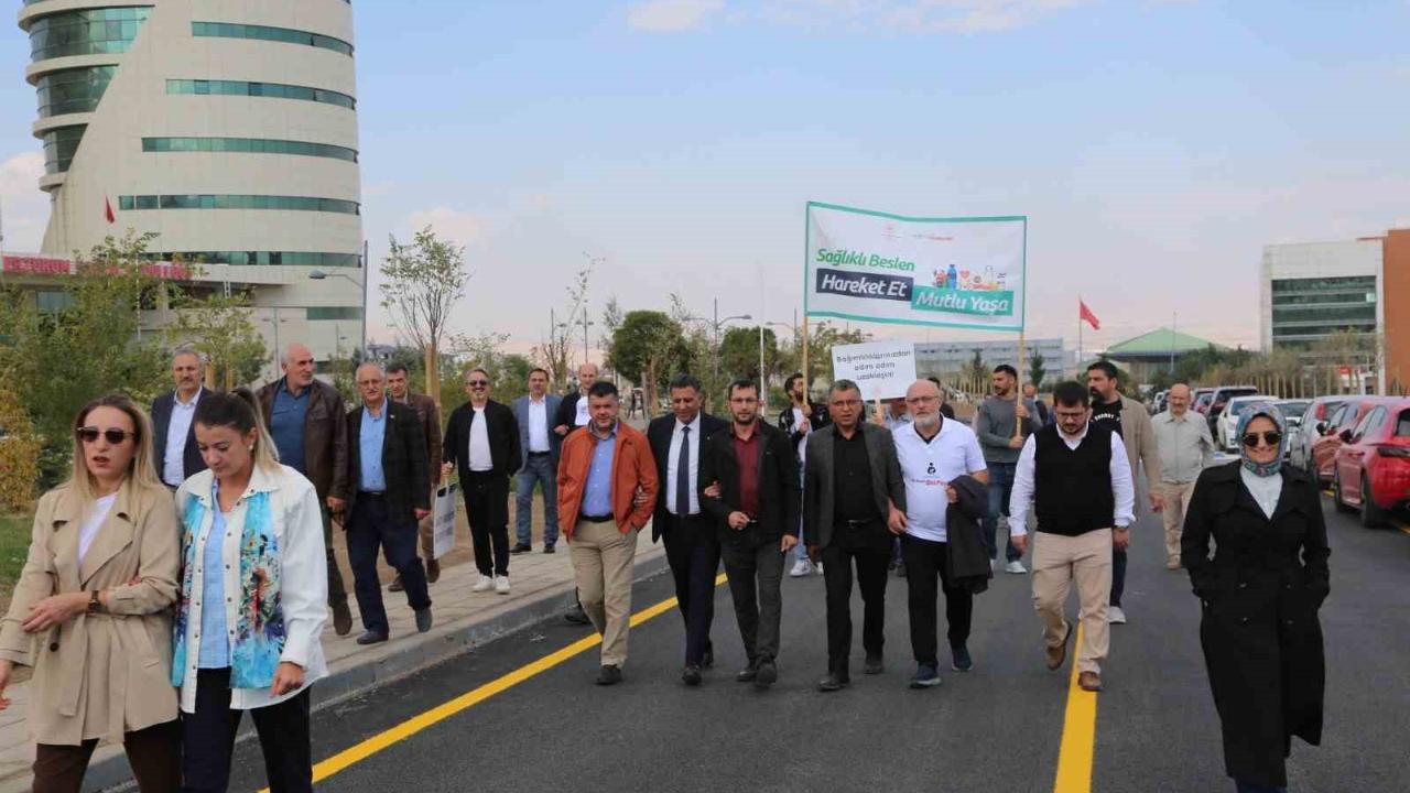 Erzurum’da sağlıklı yaşam mesajı