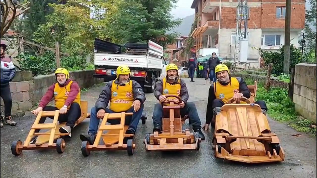 Geleneksel "Laz Ralli" yarışlarına yağmur da engel olamadı