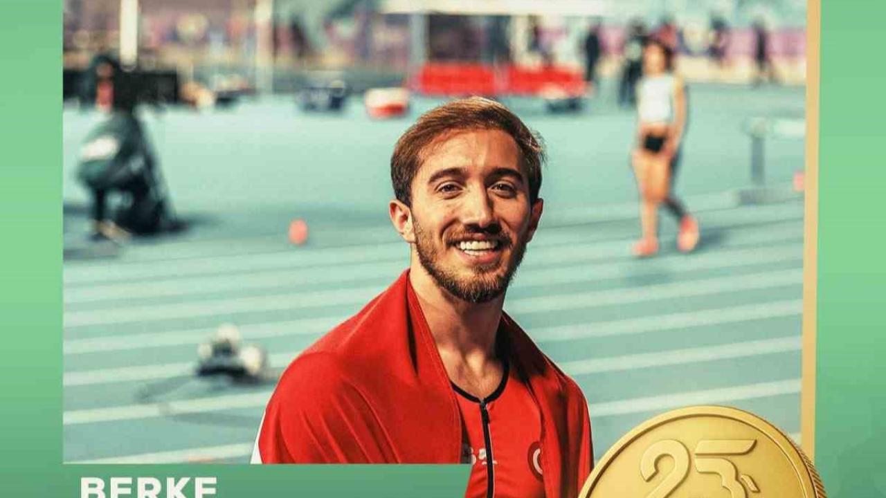 Atletizmde Berke Akçam’dan altın madalya