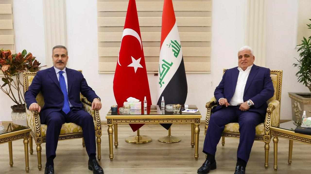 Bakan Fidan, Haşdi Şabi Komisyonu Başkanı Feyyad ile görüştü