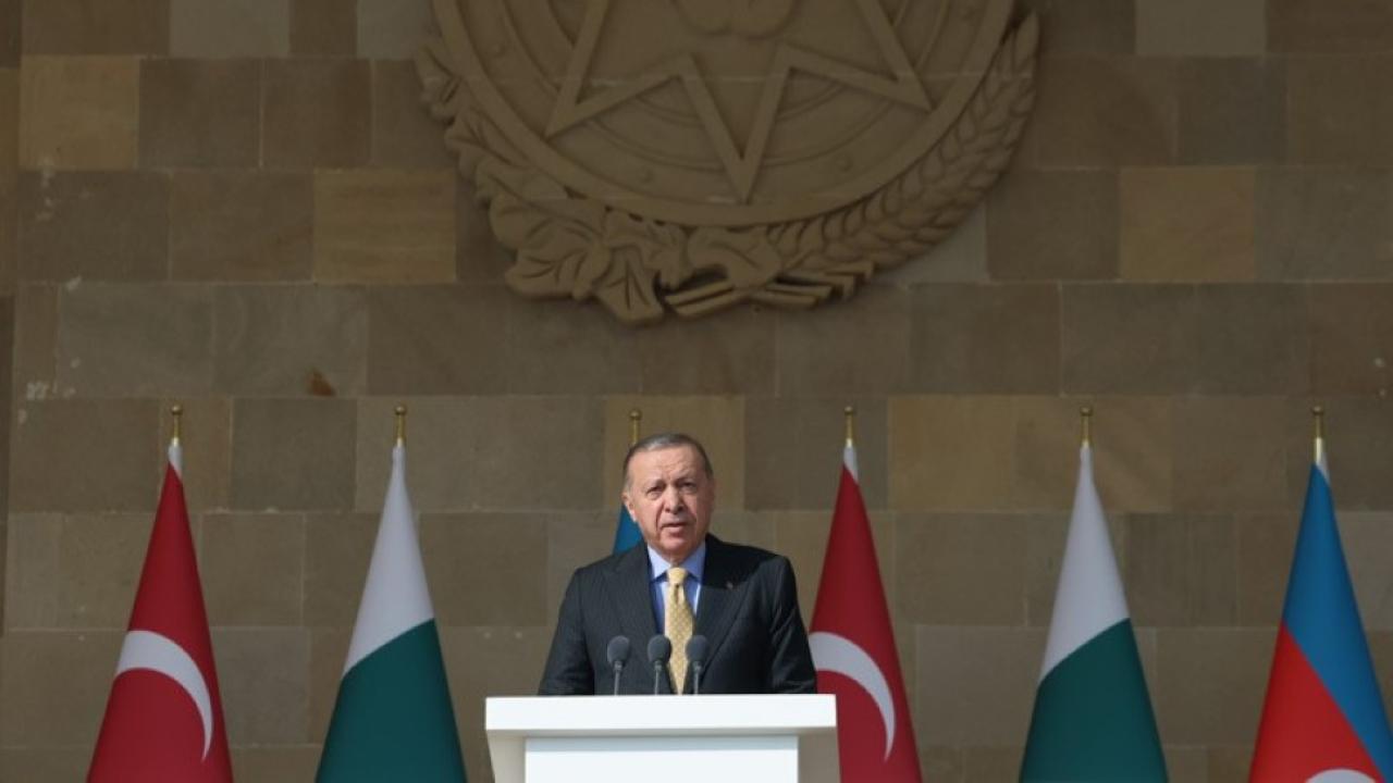 Erdoğan: "Karabağ Zaferi’ni Kafkasya'da kalıcı barışa giden yolun kilometre taşı olarak görüyoruz"