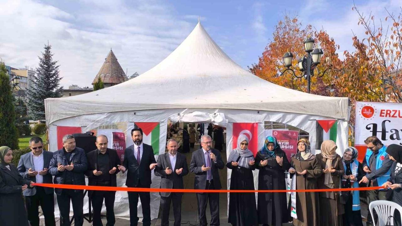 Erzurum’da "Hayır Çarşısı" dualarla açıldı