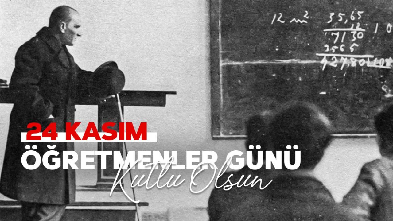 Rektör Hacımüftüoğlu; "24 Kasım Öğretmenler Günü kutlu olsun"