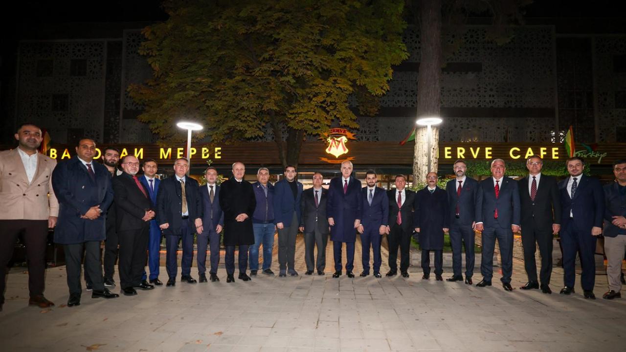 TBMM Başkanı Kurtulmuş, Tacikistan’da Türk iş adamlarıyla buluştu
