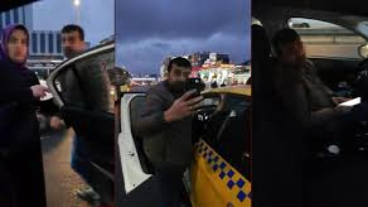 Taksici trafiği yoğun buldu, aldığı yolcuyu tekrar indirdi