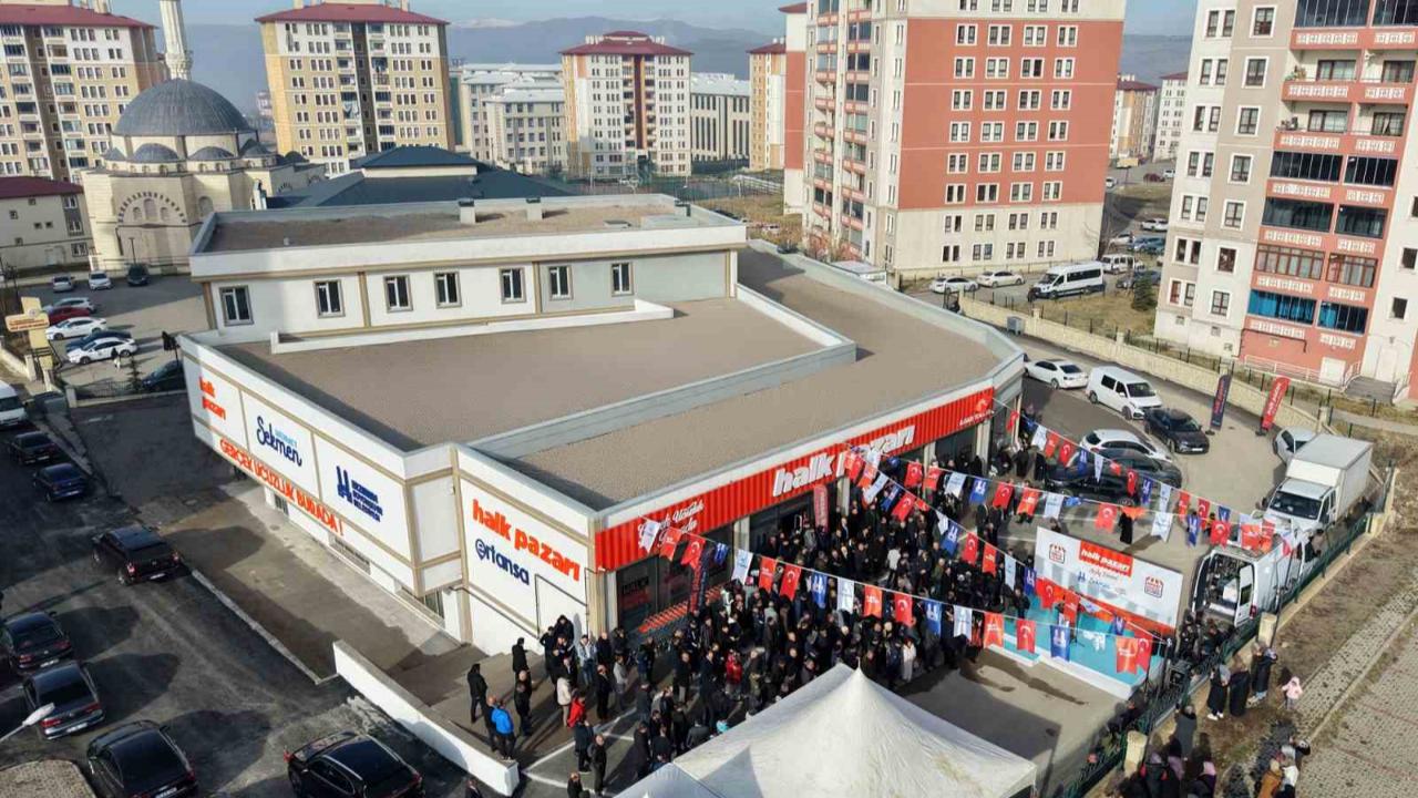 Erzurum’un Türkiye’ye örnek teşkil eden EBB’nin projesi halk pazarı Türkiye gündeminde
