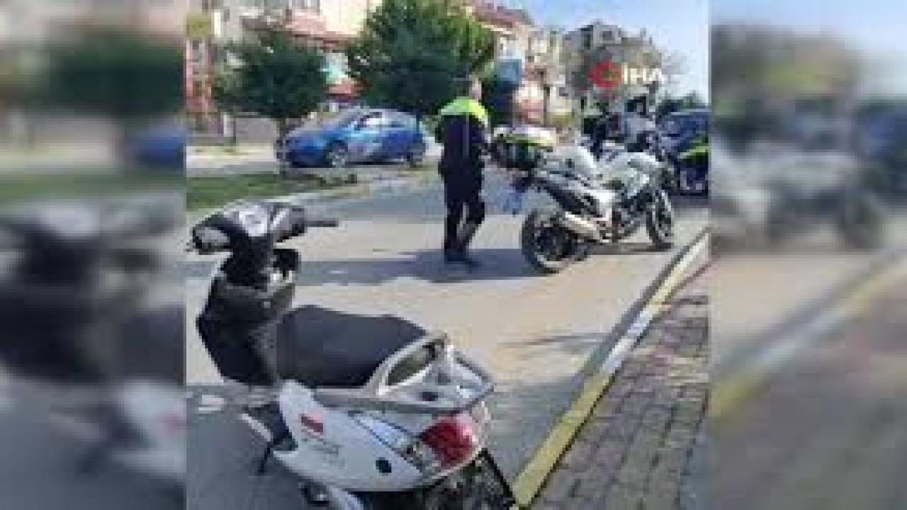 Dur ihtarına uymayıp kaçan motosikletli yayaya çarptı: 424 bin 500 bin TL ceza kesildi