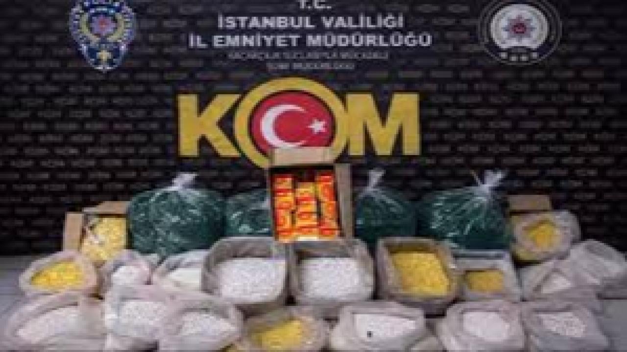 İstanbul’da sahte ve kaçak ilaç deposuna suçüstü baskın: 1,5 milyon sahte hap ele geçirildi, 2 gözaltı