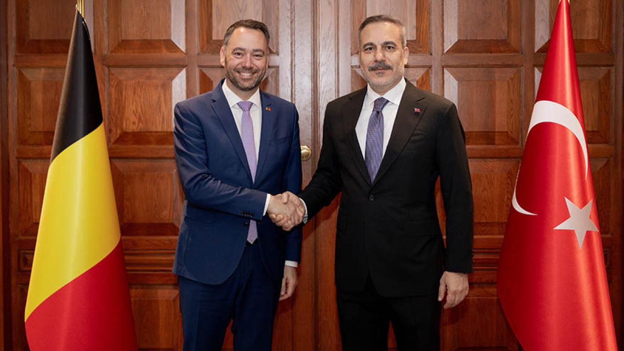 Bakan Fidan, Belçikalı mevkidaşı Prevot ile bir araya geldi