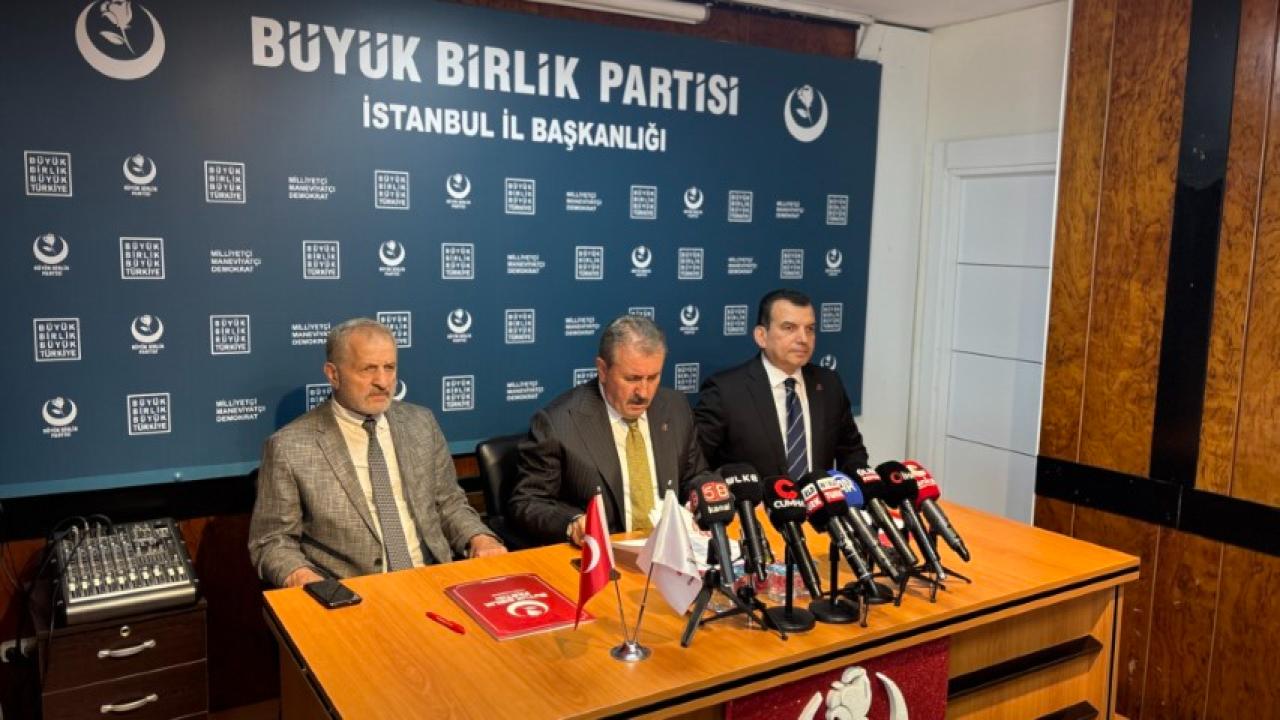BBP)Genel Başkanı Mustafa Destici, ‘’Evlilik dışı hayatı normalmiş gibi gösteren yayınlara, dizilere, programlara ’dur’ diyeceğiz’’