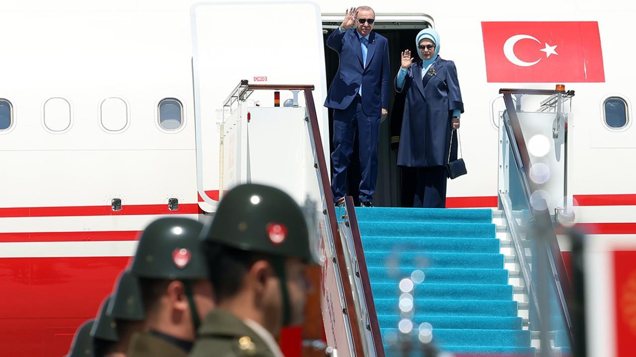 Cumhurbaşkanı Erdoğan Kazakistan’a gitti