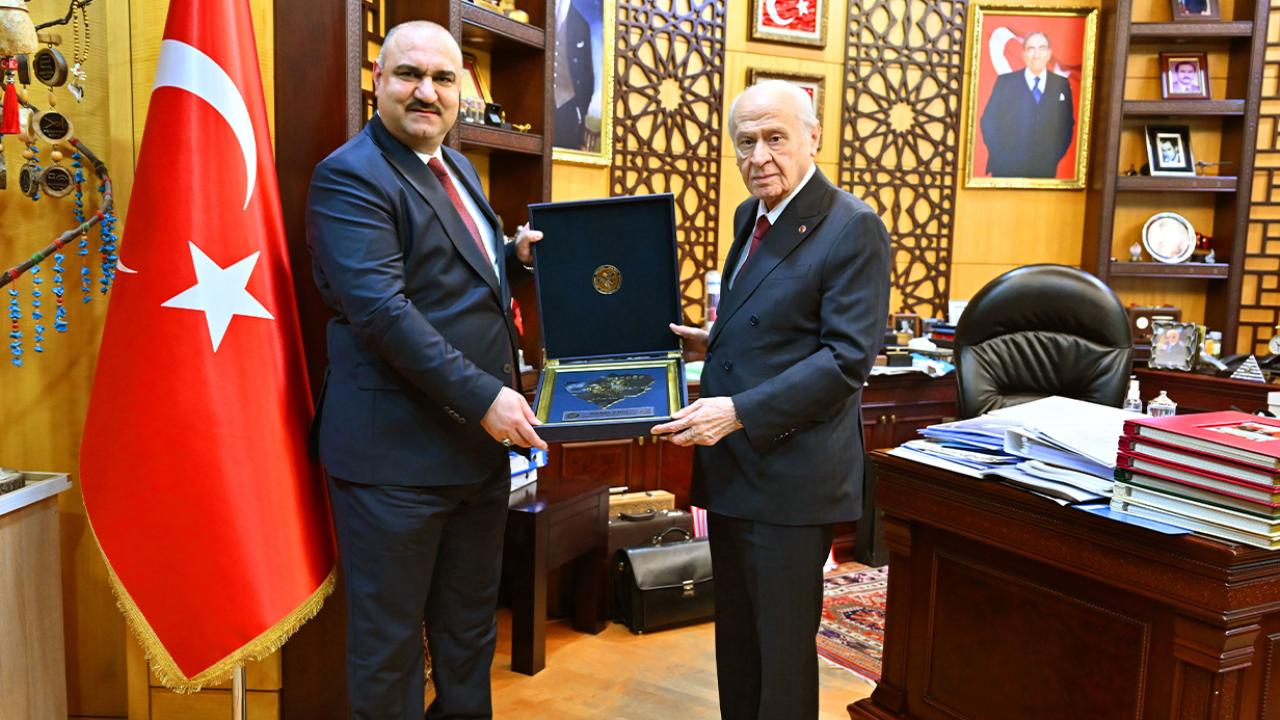 MHP Lideri Bahçeli, Kerkük Valisi Ağa’yı kabul etti