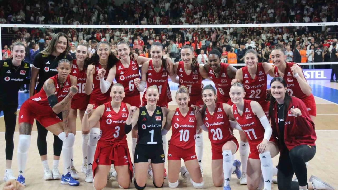 A Milli Kadın Voleybol Takımı, Fransa’yı 3-0 mağlup etti