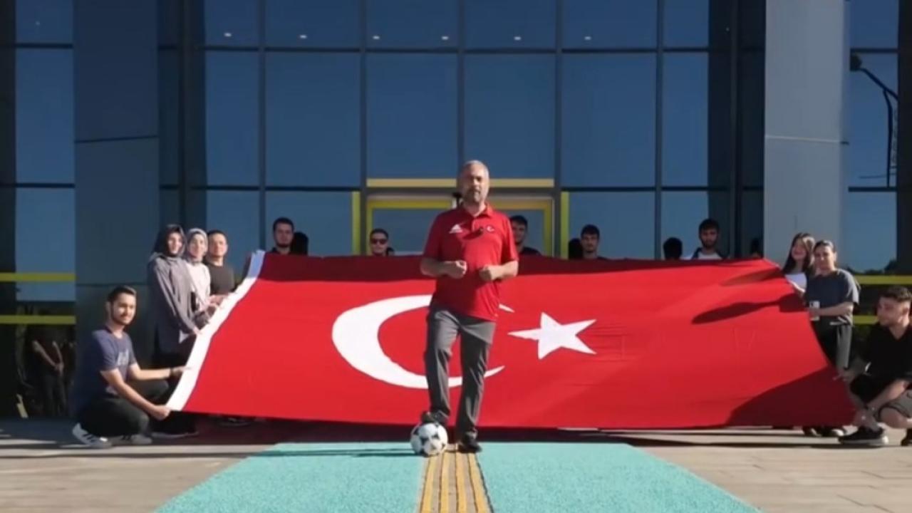Bartın Üniversitesinden A Milli Takım’a destek videosu