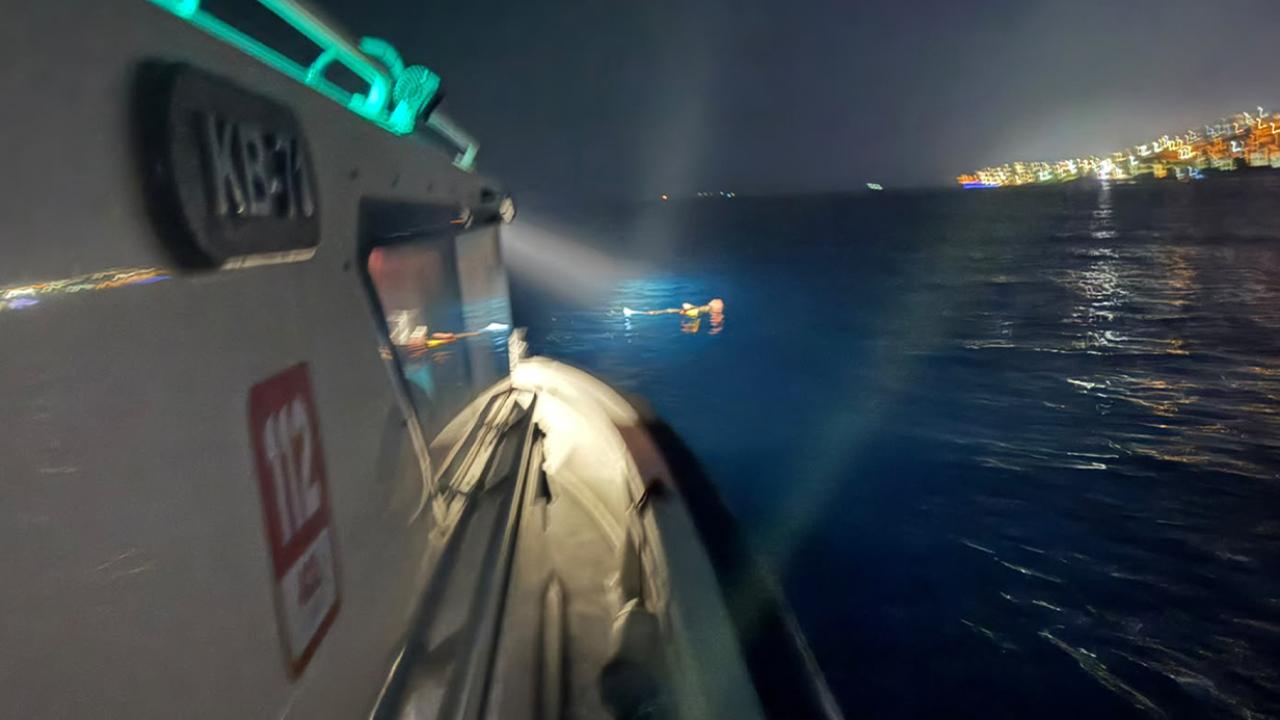 Bodrum’dan Yunanistan adalarına yüzerek kaçmaya çalışırken yakalandı