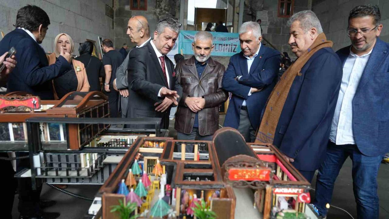 Çifte Minareli Medrese’de sanat rüzgarı