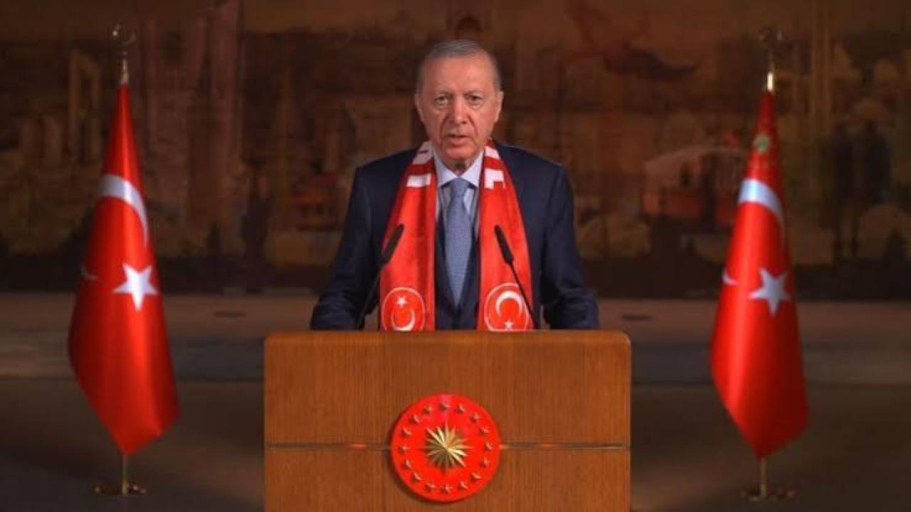 Cumhurbaşkanı Erdoğan’dan A Milli Takım’a destek mesajı