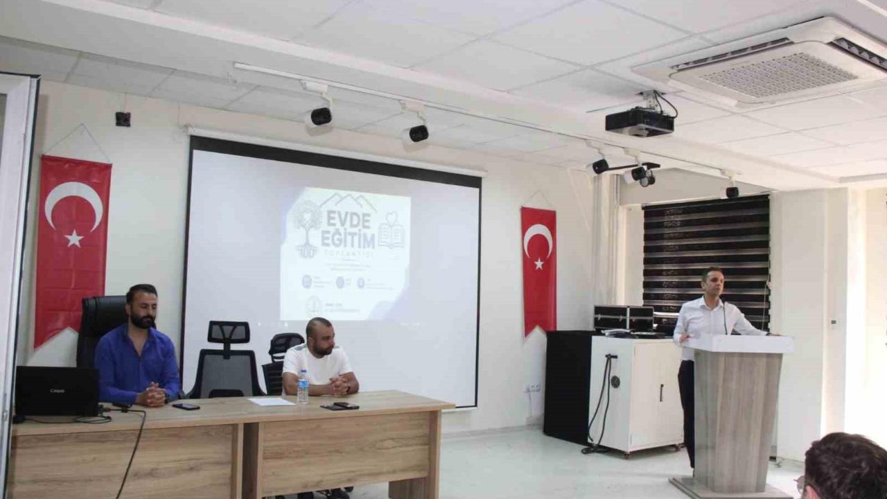 Evde eğitim veren fedakar öğretmenler unutulmadı