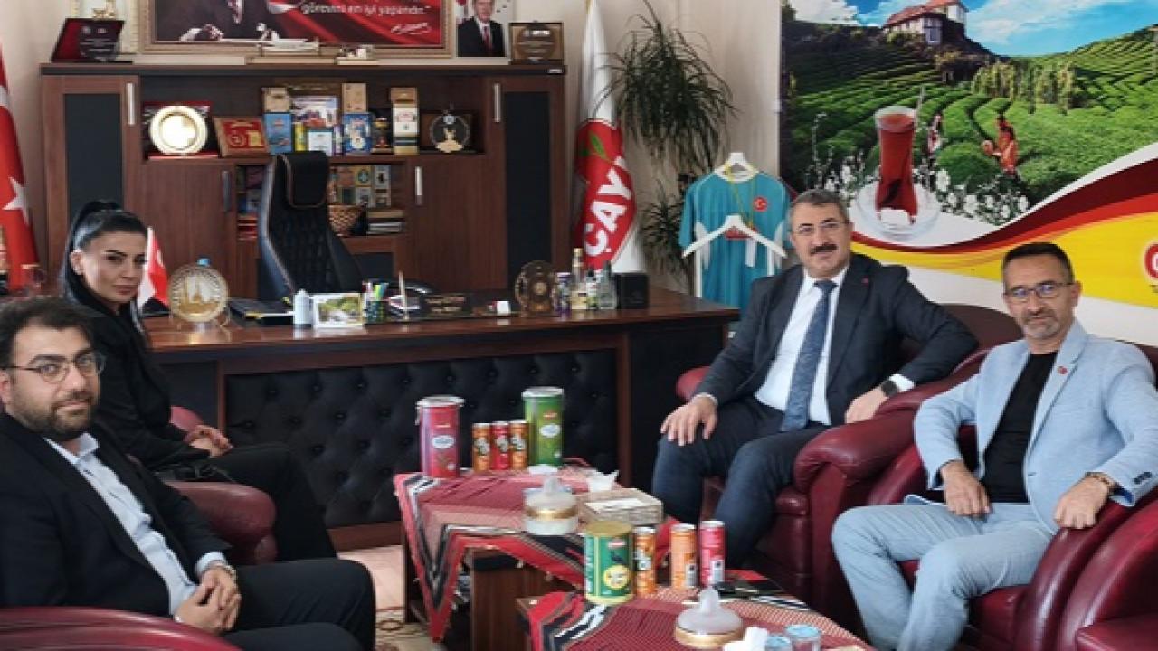 Gazeteciler Basın Birliği’nden ÇAYKUR Bölge Müdürü Yakup Öztürk’e Ziyaret