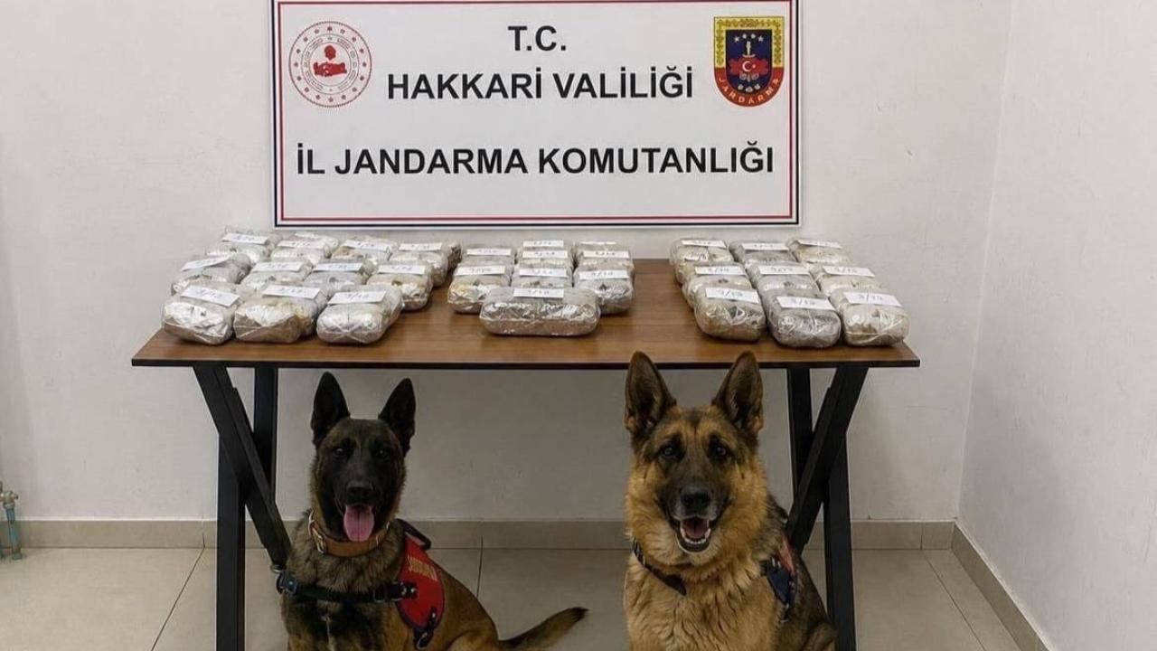 Hakkari’de 21 kilo 650 gram toz esrar ele geçirildi