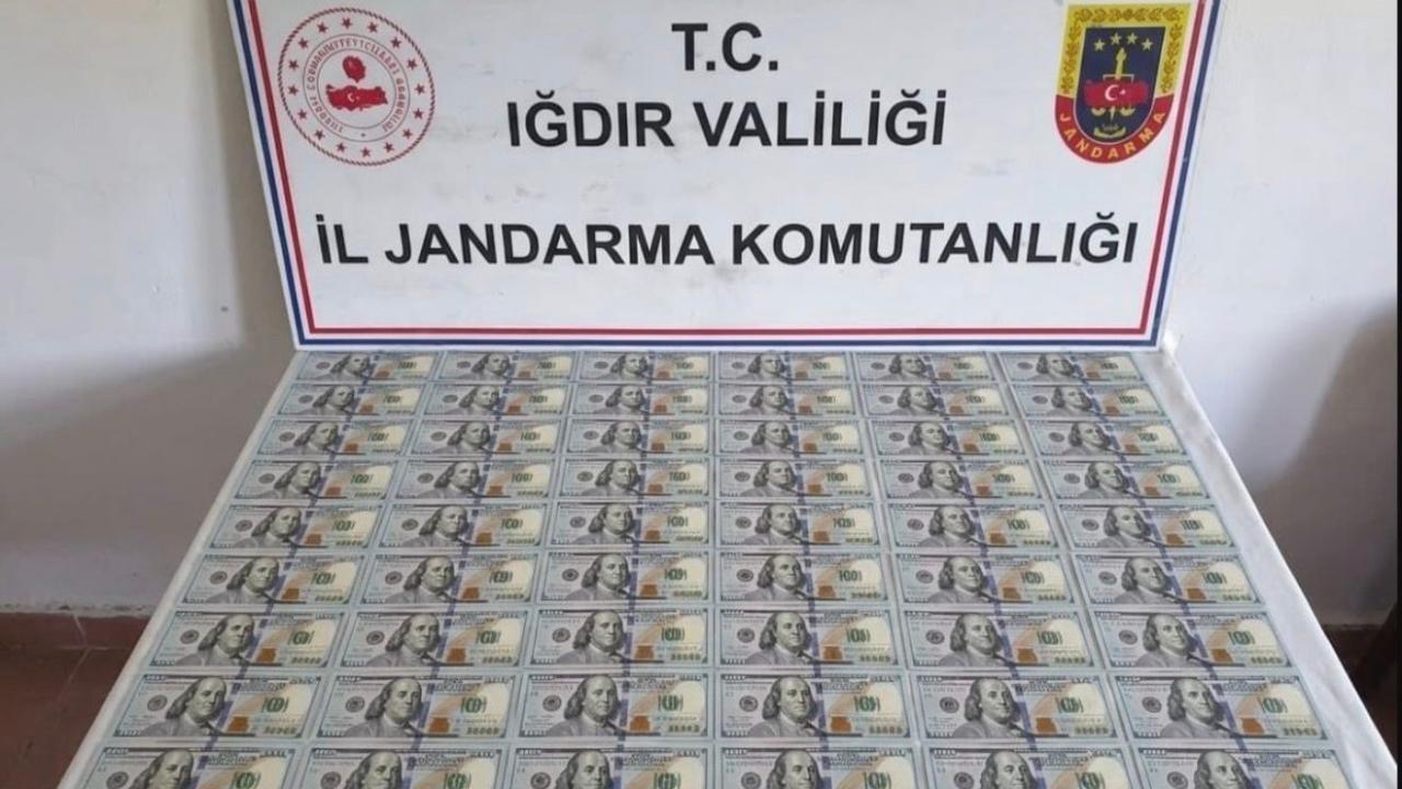Iğdır’da 10 bin dolar değerinde sahte banknot ele geçirildi