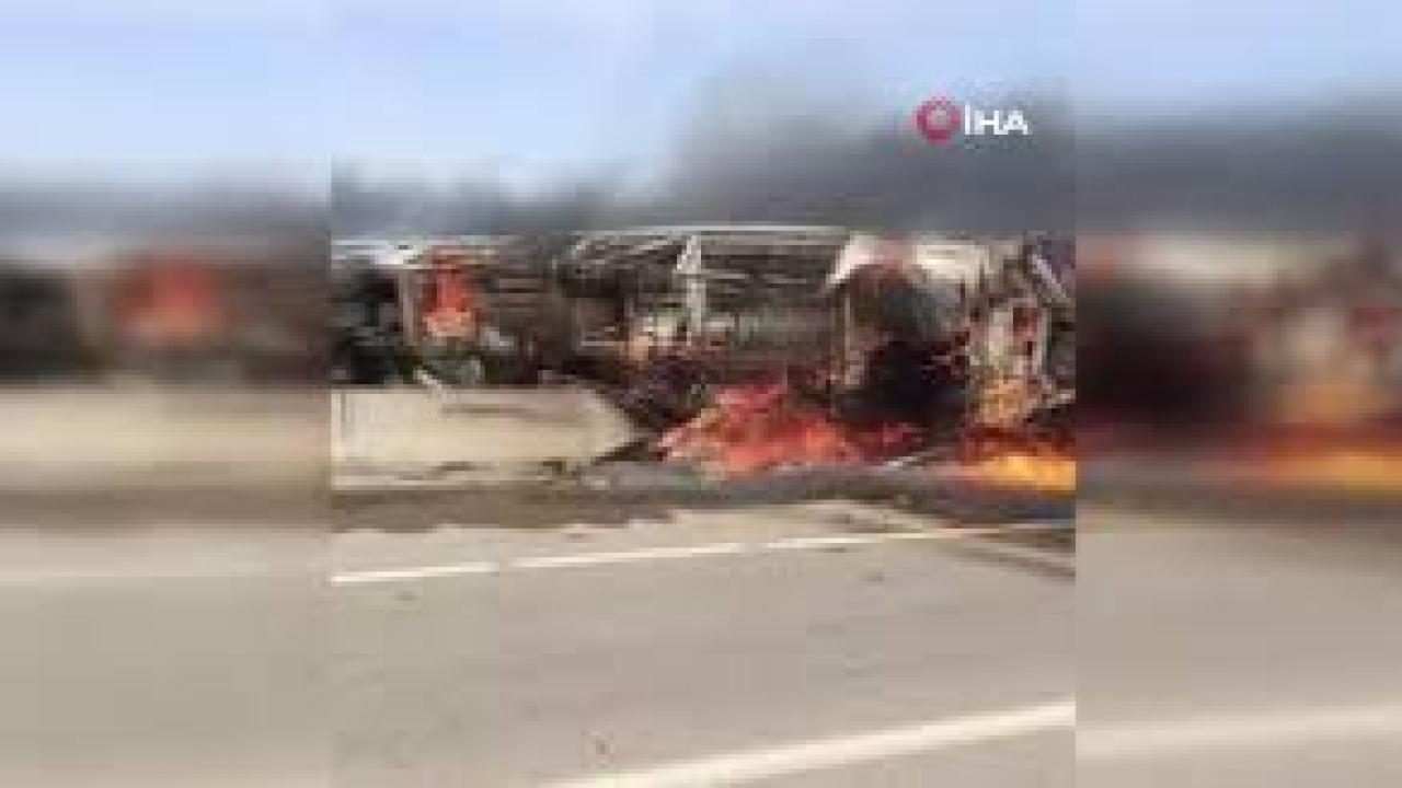 Irak’ta kaza sonrası otobüste yangın çıktı: 25 ölü