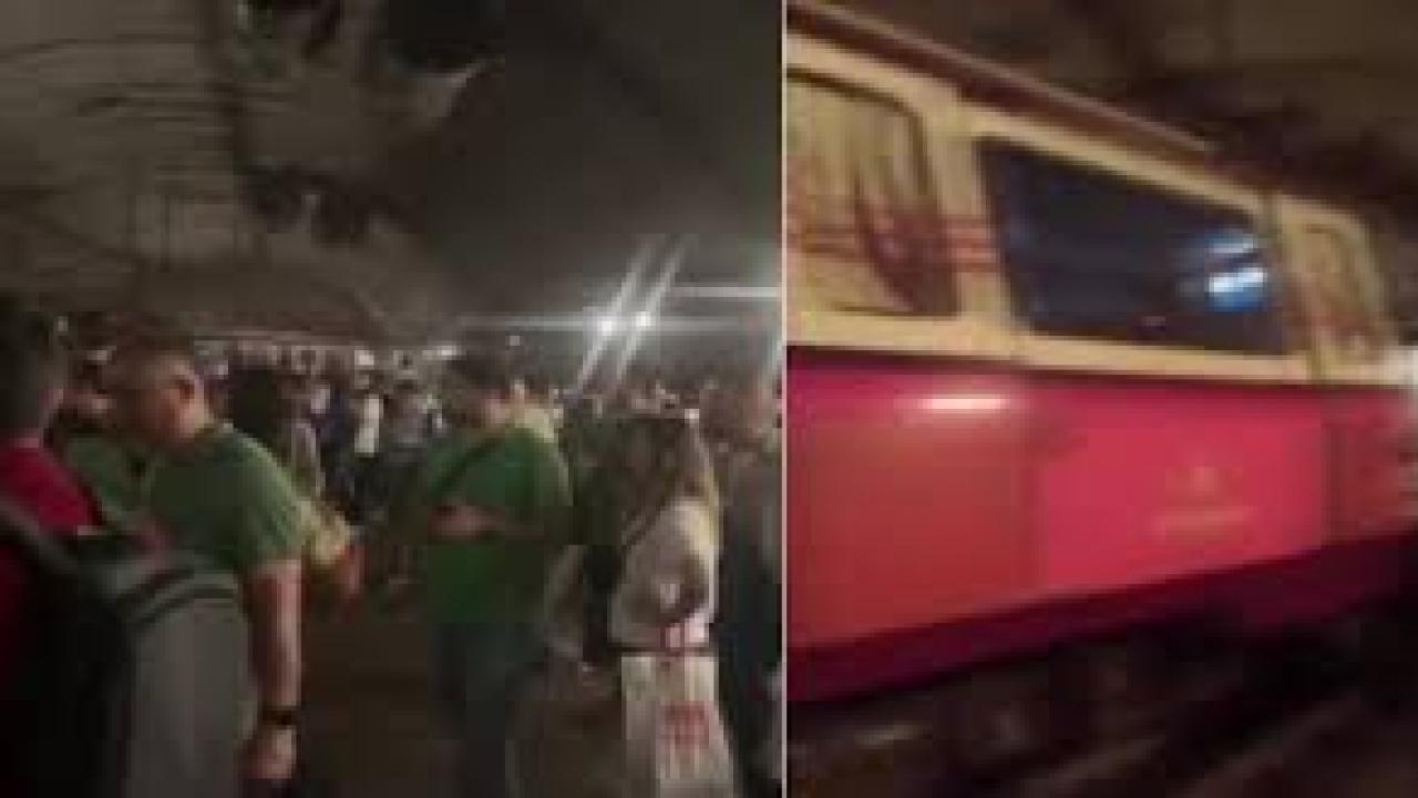 Kadıköy’de metro raydan çıktı, yolcular raylardan yürüyerek tahliye edildi