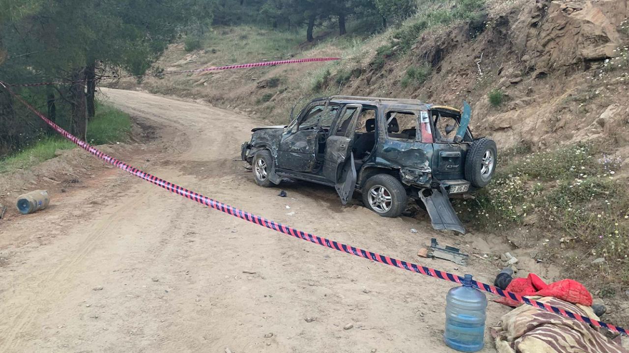 Kontrolden çıkan cip uçurumdan yuvarlandı: 1 ölü 2 ağır yaralı