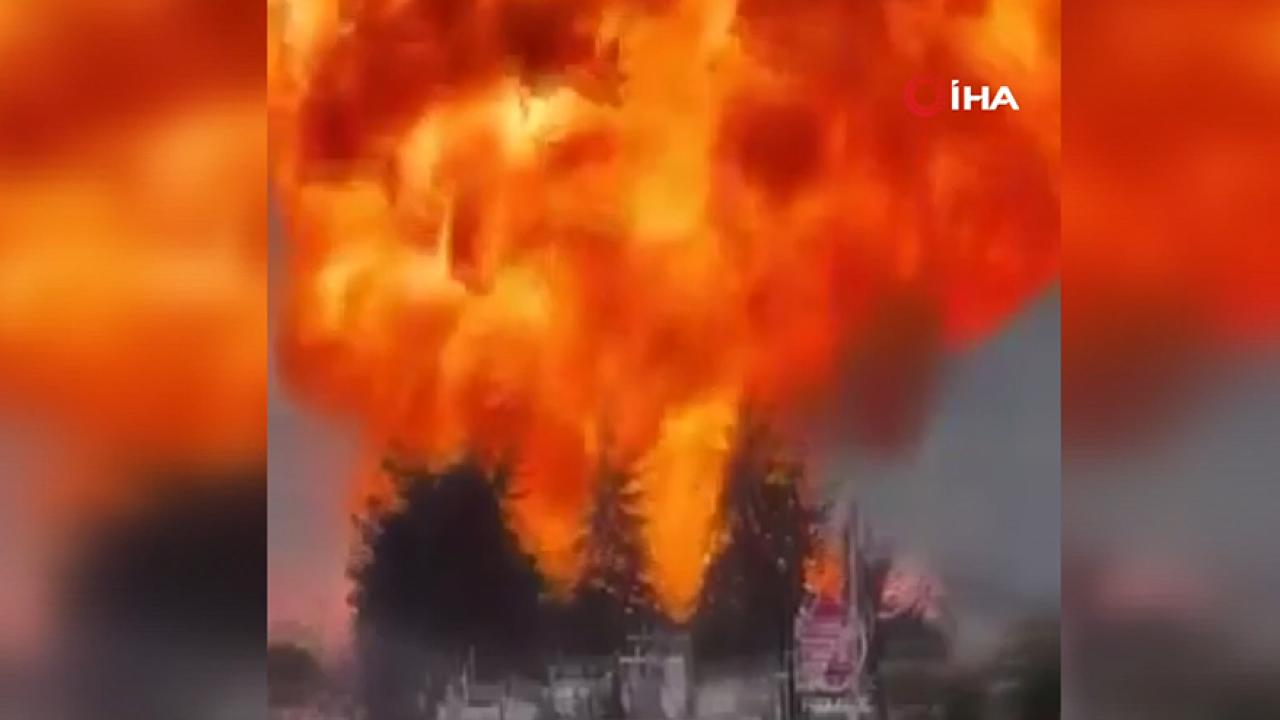 Meksika'da LPG tankerleri patladı