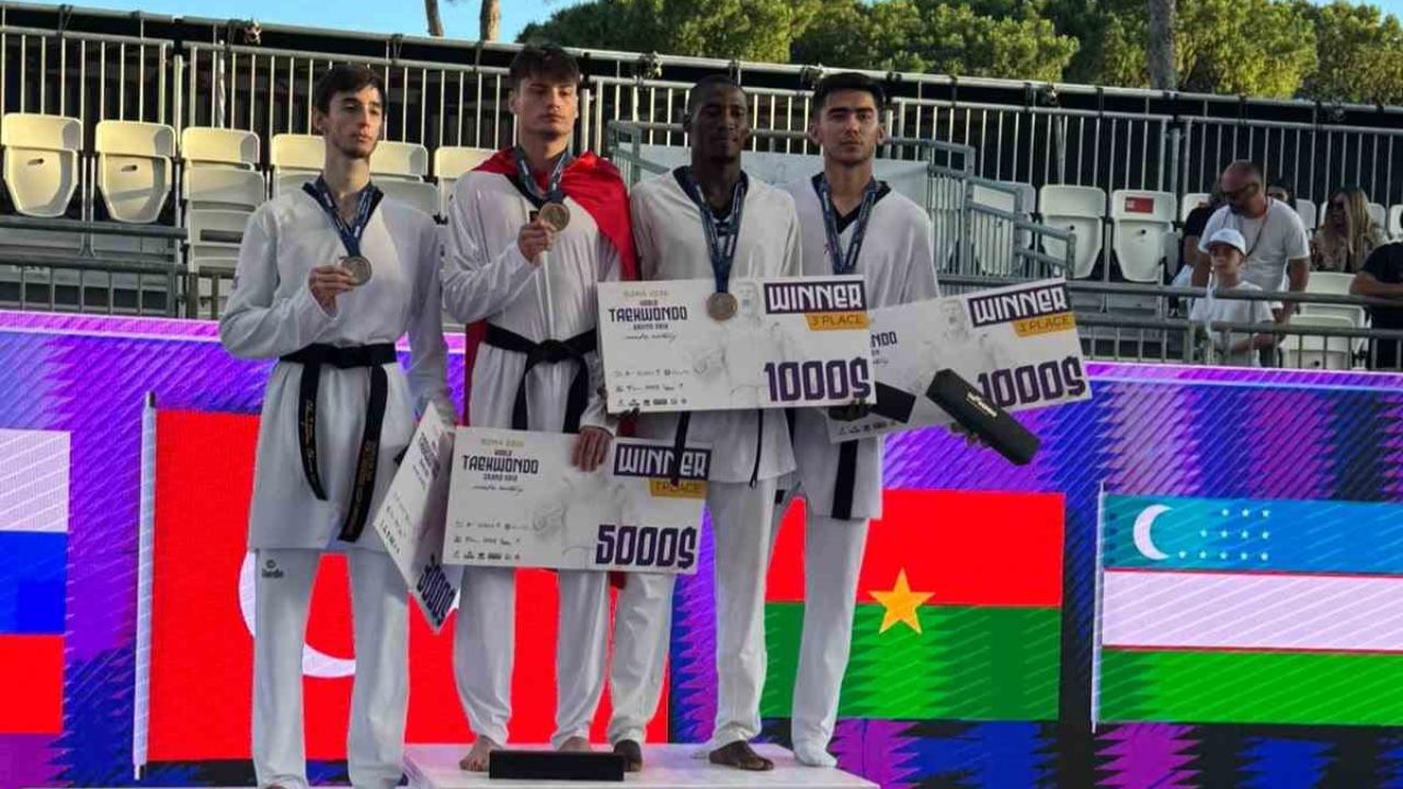 Milli taekwondoculardan 1 altın, bir bronz