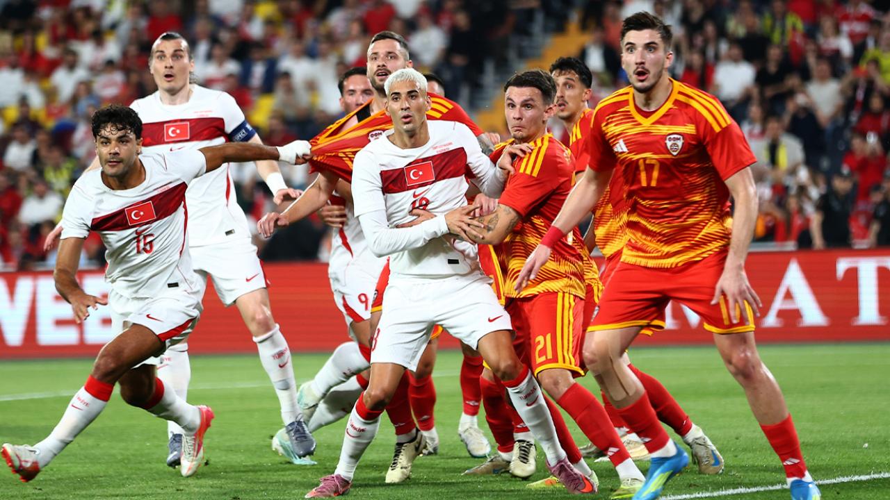 Milliler, Dünya Kupası öncesi Kuzey Makedonya'yı farklı geçti