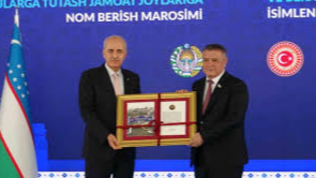 Özbekistan’ın deprem bölgesindeki destekleri Özbekistan Mahallesi ismiyle yaşatılacak