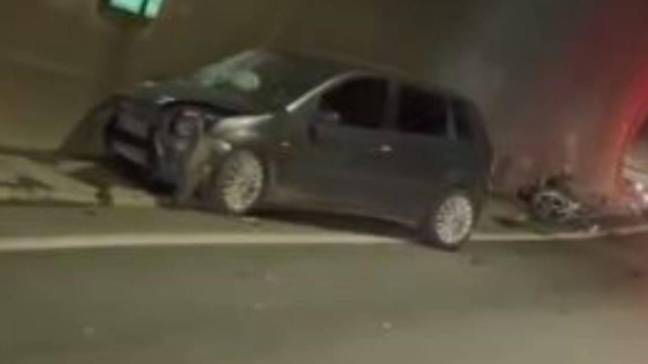 Tünelde feci kaza: Motosiklet sürücüsü hayatını kaybetti