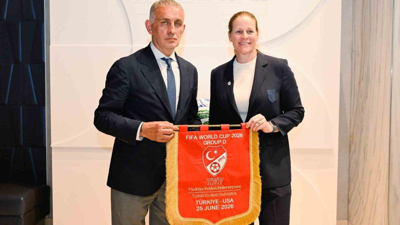 Türkiye ve ABD Futbol Federasyonu başkanları bir araya geldi