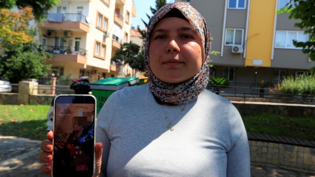 Antalya'da kadın kuryeye çirkin saldırı