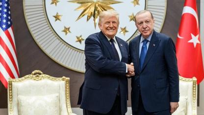 Beyaz Saray, Trump ile Cumhurbaşkanı Erdoğan’ın fotoğrafını paylaştı