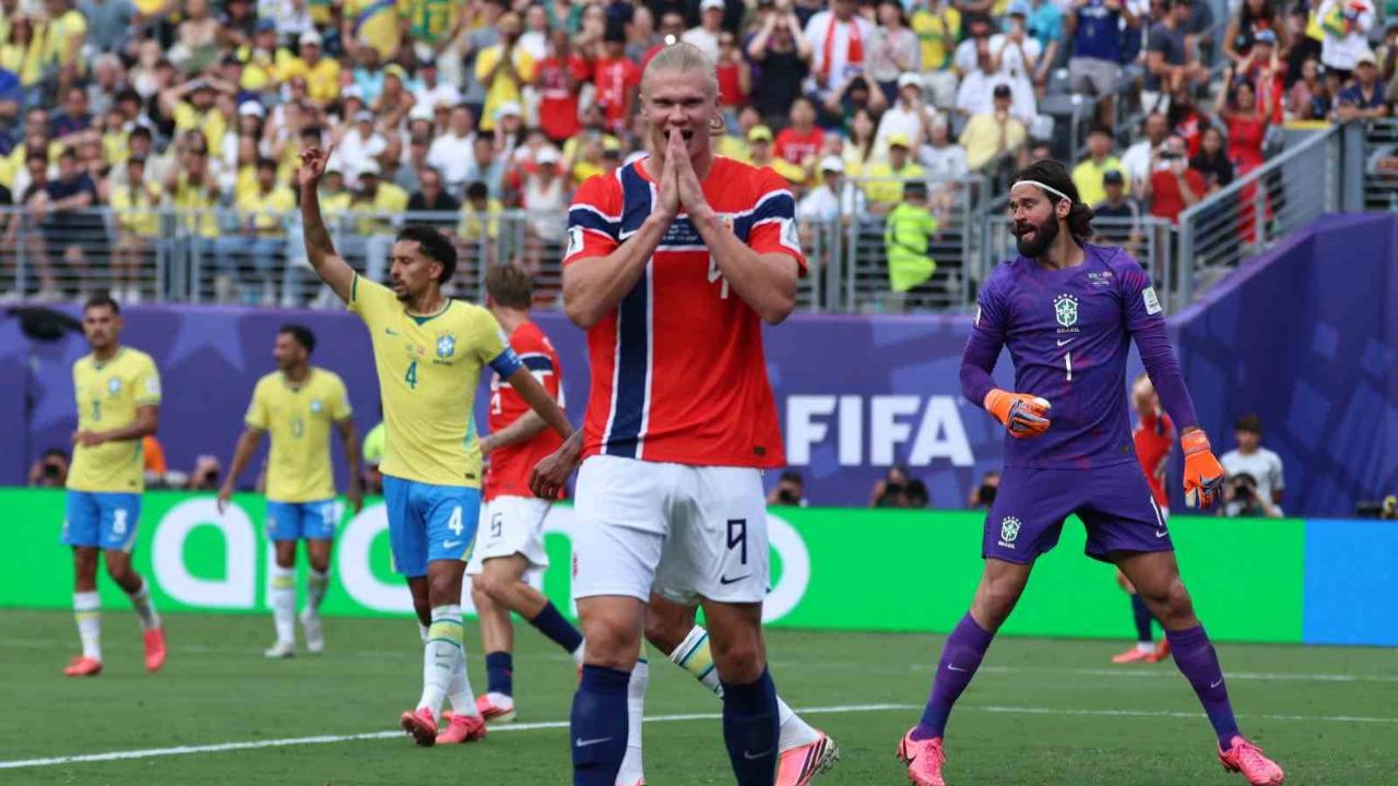 Haaland Brezilya’yı yıktı, Norveç çeyrek finalde