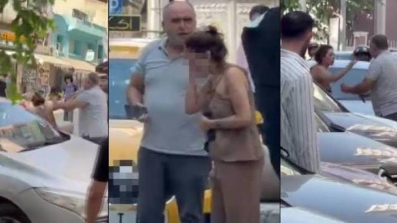 İzmir’de taksici ile vatandaş arasındaki ’güzergah’ kavgası