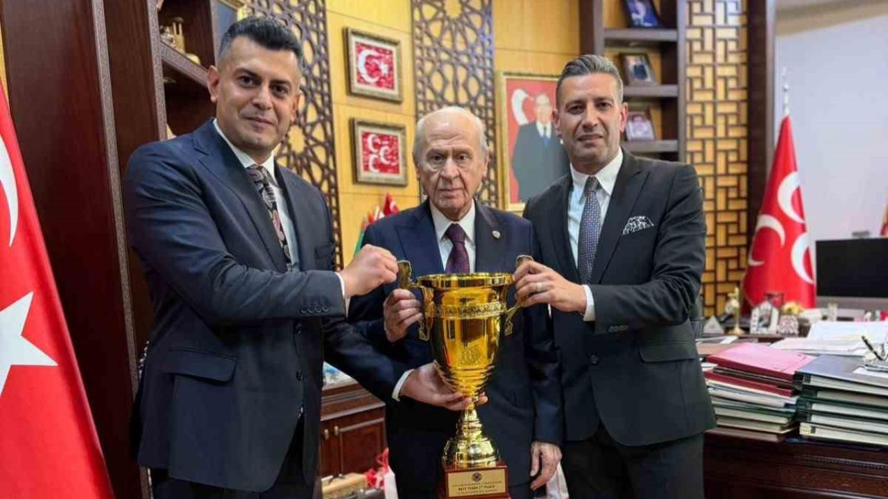 MHP Genel Başkanı Devlet Bahçeli’ye Türk Boks Federasyonu’ndan ziyaret