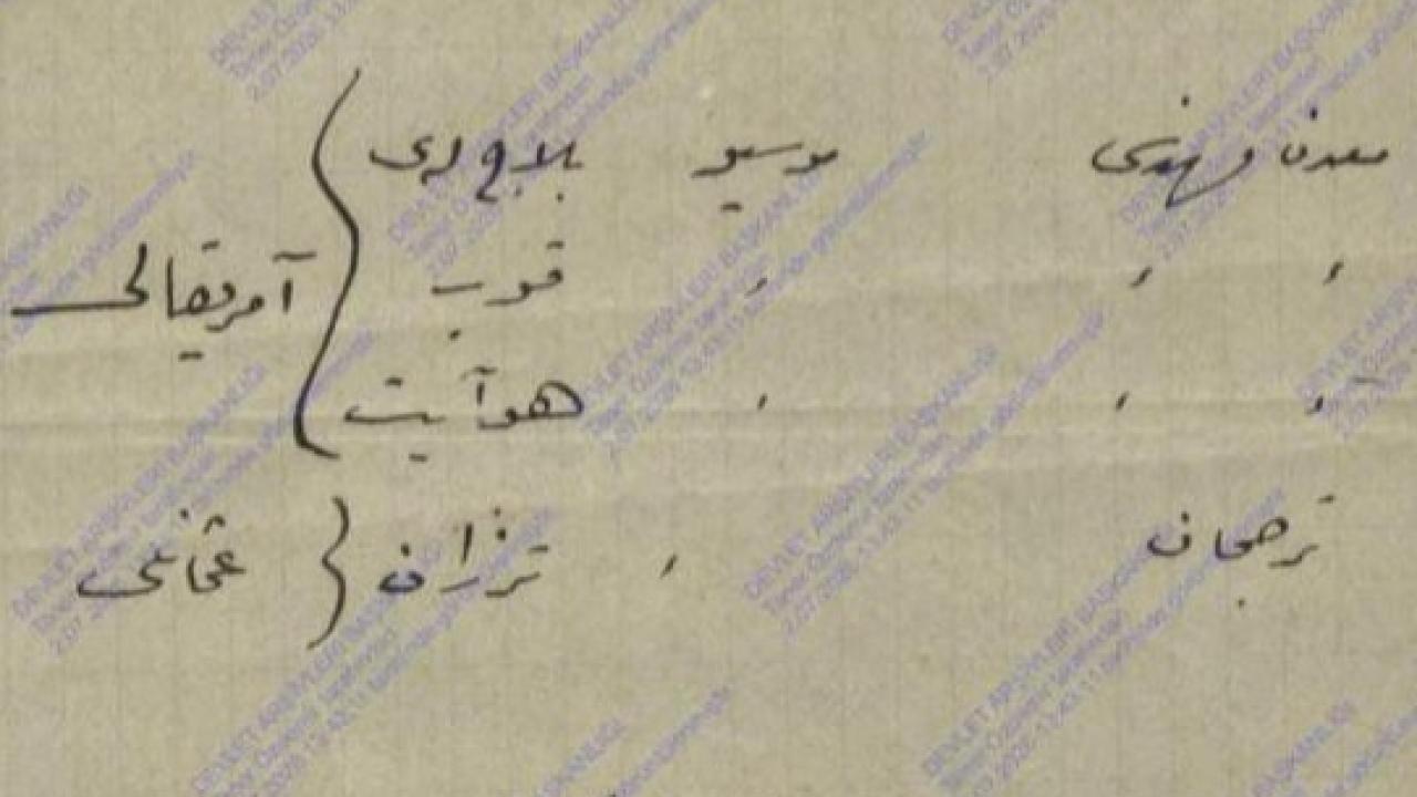 Yüzyıllık belge gün yüzüne çıktı